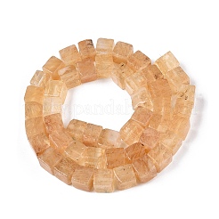 Watermelon Stone Glass Beads Strands&nbsp;G-T139-8x8-06A