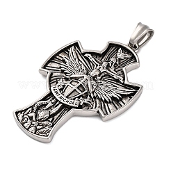 304 Stainless Steel Big Pendants&nbsp;STAS-P372-05AS