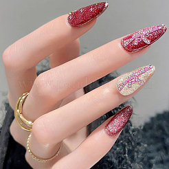 25Pcs 5 Style Alloy Rhinestone Cabochons&nbsp;MRMJ-HY0002-43