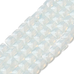 Imitation Jade Glass Beads Strands&nbsp;GLAA-L050-B07