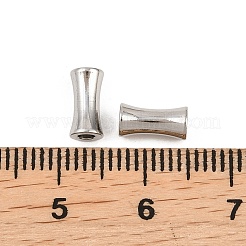 201ステンレスビーズ  竹の棒  ステンレス鋼色  8x4mm  穴：2mm&nbsp;STAS-F339-09A-P