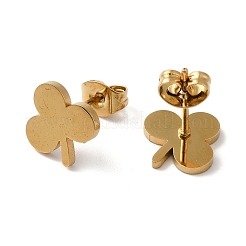 PVD Vacuum Plating 304 Stainless Steel Stud Earrings&nbsp;EJEW-Z040-50G