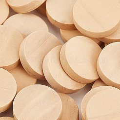 ブナの木の丸い部分  DIYアクセサリー  バリーウッド  2x0.45cm&nbsp;WOOD-OC0002-38