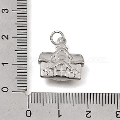 Brass Pendants&nbsp;KK-CBAEEA8-18P