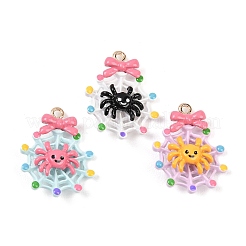 Halloween Alloy Enamel Pendants&nbsp;ENAM-A012-04G