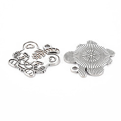 Tibetan Style Alloy Pendant Enamel Settings&nbsp;TIBEP-N010-004AS-RS