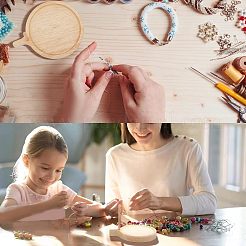 2 Styles Wooden Weaving Beading Loom Kit&nbsp;TOOL-NB0001-63