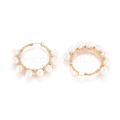 304 Stainless Steel Hoop Earrings&nbsp;EJEW-F240-01G