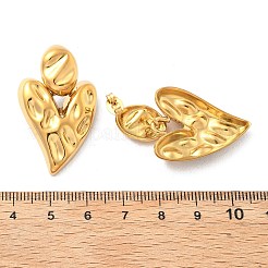304 Stainless Steel Dangle Stud Earrings&nbsp;EJEW-D319-13G