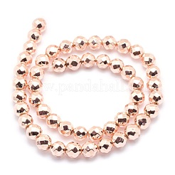 Electroplate Non-magnetic Synthetic Hematite Beads Strands&nbsp;G-L485-03E-LRG