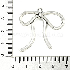 合金のチベット風チャーム  蝶結び  アンティークシルバー  36x34.5x5mm  穴：2mm  約221個/1000g&nbsp;FIND-M056-04D-AS