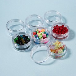 プラスチックビーズ収納ケース  シードビーズ容器  ラウンド  直径約5 CM  高さ2.1センチ  容量：10ml（0.34液量オンス）&nbsp;C084Y