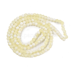 Frosted Crackle Glass Beads Strands&nbsp;GLAA-U001-8mm-M11