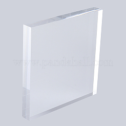 透明アクリル製写真撮影用小道具  写真の背景装飾用  透明  正方形  120x120x14.5mm&nbsp;AJEW-WH20006-260B