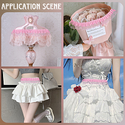 10M Polyester Pleated Lace Trim&nbsp;OCOR-CY0002-17A