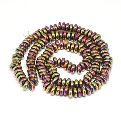 Electroplate Non-magnetic Synthetic Hematite Beads Strands&nbsp;G-T061-42D