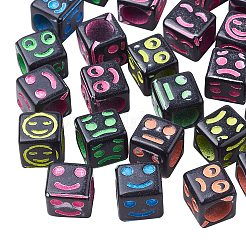 Black Craft Acrylic Beads&nbsp;MACR-SZ0001-36A