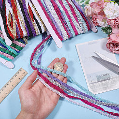 75 Yards 15 Colors Polyester Braided Lace Trim&nbsp;OCOR-GL0001-30