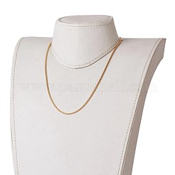 PVD Vacuum Plating 304 Stainless Steel Box Chain Necklaces&nbsp;NJEW-JN03232