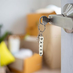 DIY Stainless Steel Beadable Keychain Making Kits&nbsp;KEYC-TA0001-63