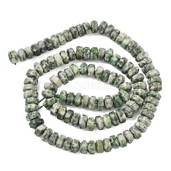 Natural Green Spot Jasper Beads Strands&nbsp;G-L654-I13-01