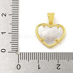 Rack Plating Brass Micro Pave Cubic Zirconia Pendants&nbsp;KK-G513-85G
