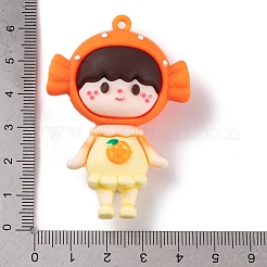 Girl Doll PVC Plastic Pendants&nbsp;KY-S172-12B