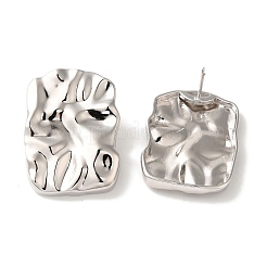 Rack Plating Brass Stud Earrings&nbsp;EJEW-B062-24P