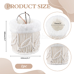 Cotton Rope & Wool Pen Holder&nbsp;OFST-WH0002-57B