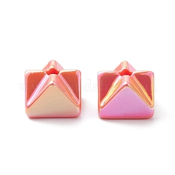 UV Plating Iridescent Opaque Acrylic Beads&nbsp;OACR-C014-03