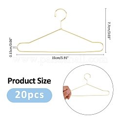 20Pcs Mini Iron Clothing Hanger&nbsp;AJEW-FH0004-81A