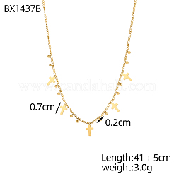 304 Stainless Steel Pendant Necklaces&nbsp;STAS-OY016-72G