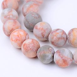 Natural Red Netstone Beads Strands&nbsp;G-OC0001-50