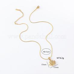 女性用ステンレススチール製オーシャンフィッシュペンダントネックレス3個  ゴールドカラー  15.75インチ（40cm）&nbsp;PL0816