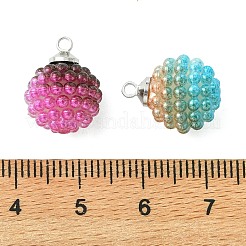 Imitation Pearl Acrylic Pendants&nbsp;PALLOY-JF05412