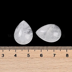 天然水晶カボション  ロッククリスタルティアドロップビーズ  20~20.5x15~15.5x6.5~7mm&nbsp;G-H094-01A-06