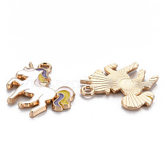 Alloy Enamel Pendants&nbsp;ENAM-N055-019C-NR