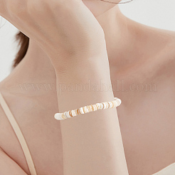 4 Strands 4 Colors Natural Shell Beads Strands&nbsp;SSHEL-PA0001-04