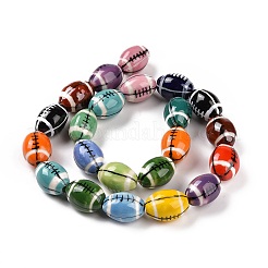 Handmade Porcelain Beads Strands&nbsp;PORC-E019-03P