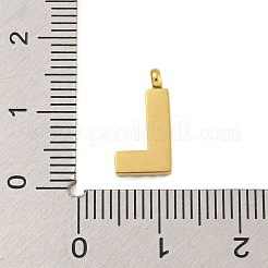 Ion Plating(IP) 304 Stainless Steel Charms&nbsp;STAS-G345-01G-L