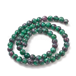 Round Dyed Natural Gemstone Bead Strands&nbsp;LS-G-R345-8mm-15