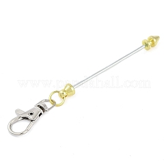 合金ビーズペンダント装飾  ゴールドカラー  12.2cm&nbsp;LS-KEYC-D288-01G