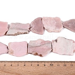 Natural Pink Opal Slice Beads Strands&nbsp;G-Q616-04B