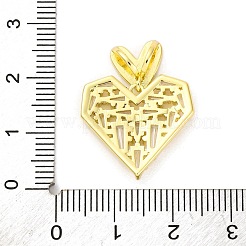 Brass Pendants with Cubic Zirconia&nbsp;KK-D536-06G
