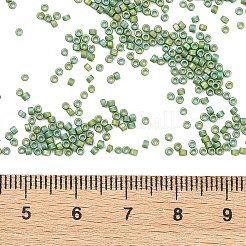 トーホーラウンドビーズ  日本製シードビーズ  （2633f）半釉レインボークローバー  15/0  1.5mm  穴：0.7mm  約3000個/10g&nbsp;X-SEED-TR15-2633F