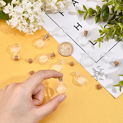 40Pcs 2 Style Glass Bottles&nbsp;AJEW-SC0001-34