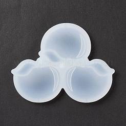 Apple Shape Food Grade Silicone Lollipop Molds&nbsp;DIY-D069-01