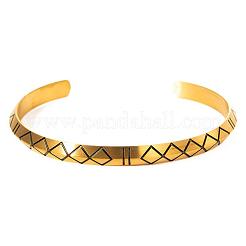 Viking Rune 304 Stainless Steel Enamel Open Cuff Bangles&nbsp;WG4F40C-01