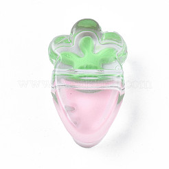 Transparent Acrylic Enamel Beads&nbsp;OACR-N130-025-02