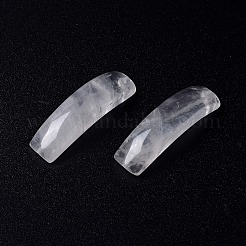 天然水晶コネクターチャーム  水晶  アーチリンク  36.5~37.5x9.5~10x7mm  穴：1mm&nbsp;G-C015-01E